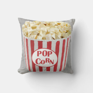 Movie Popcorn Home Theater Design Cushion