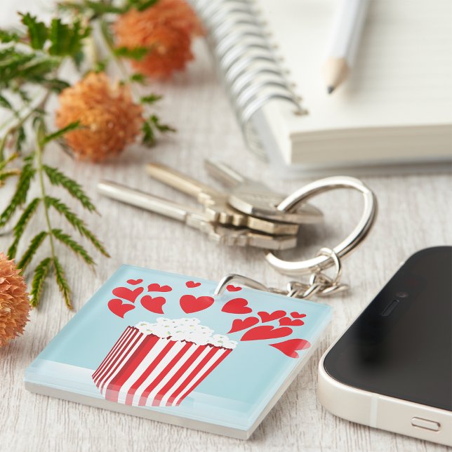 Movie Popcorn Keychain (Creator Uploaded)