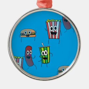 movie popcorn metal tree decoration