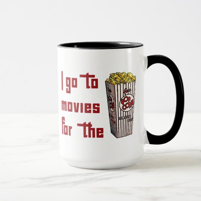 Movie Popcorn Mug (Right)