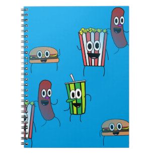 movie popcorn notebook
