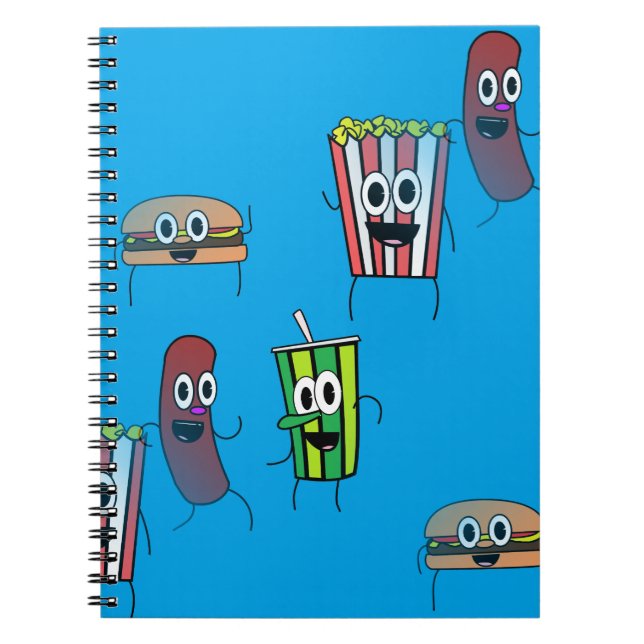 movie popcorn notebook (Front)
