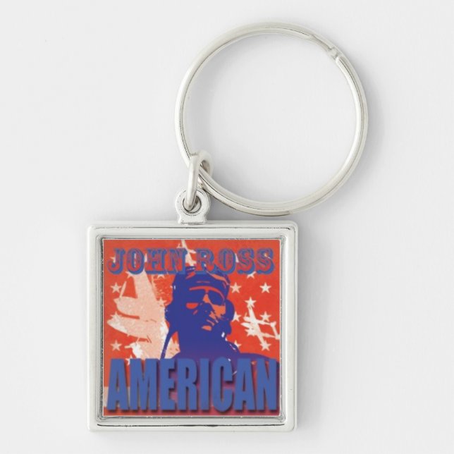 Movie Poster Keychain 'John Ross: American' (Front)