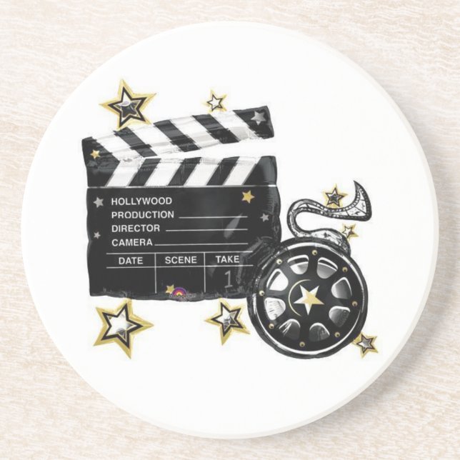 MOVIE REEL, CLAPBOARD COASTER (Front)