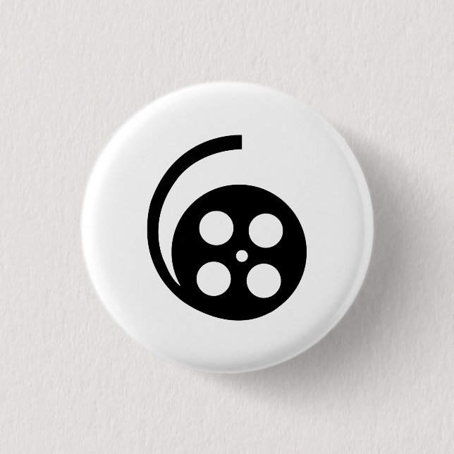 Movie Reel Pictogram Button (Front)