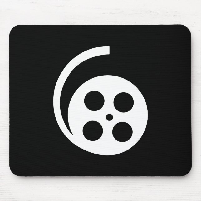Movie Reel Pictogram Mousepad (Front)