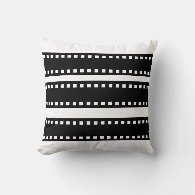 "Movie Reels" Throw Pillow (Front)
