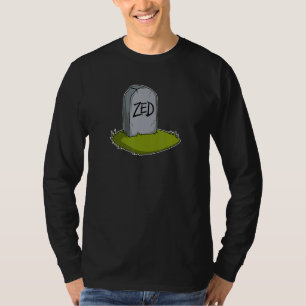 Movie Shirt. Funny Zed's Dead Gravesite Graphic De T-Shirt