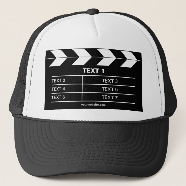 Movie Slate Trucker Hat (Front)