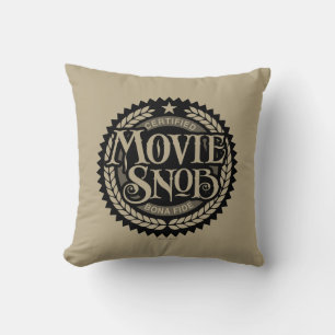 Movie Snob - funny movie lover Cushion