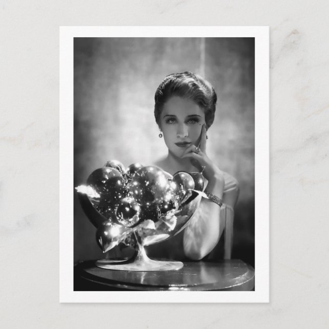 Movie Star Norma Shearer Vintage Postcard (Front)
