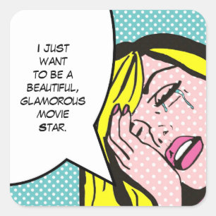 Movie Star Pop Art Stickers