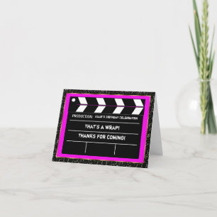 Movie Star Thank You Card