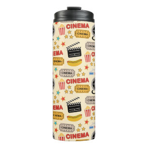 Movie Theater Fun Pattern Thermal Tumbler