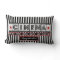 Movie Theatre Cinema Stripe Pillow- red accent