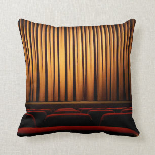 Movie theatre curtain theatre movie cushion
