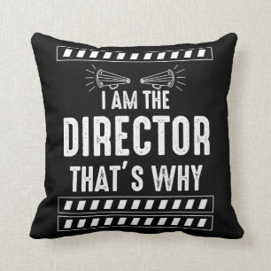 Movie Theatre Director Filmmaker Saying Cushion