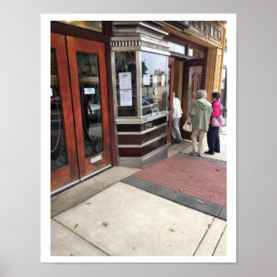 Movie Theatre Entrance Photo Poster