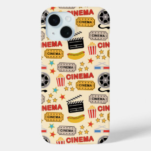 Movie Theatre Fun Pattern iPhone 15 Case