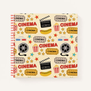 Movie Theatre Fun Pattern Notebook