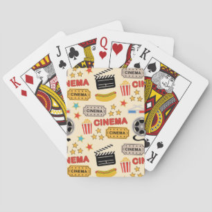 Movie Theatre Fun Pattern Playing Cards