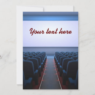 Movie theatre invitations