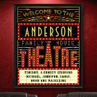 Movie Theatre Marquee Home Cinema | Custom Name