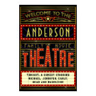 Movie Theatre Marquee Home Cinema | Name 24 x 36