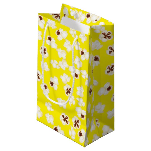 Movie Theatre Popcorn Small Gift Bag (Front Angled)