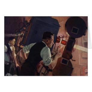 Movie Theatre Projectionist, Vintage Business