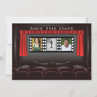 Movie Theatre Save The Date Announcement