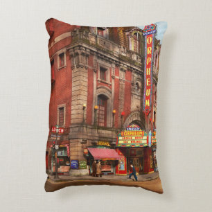 Movie Theatre - The Orpheum Theatre 1940 Decorative Cushion