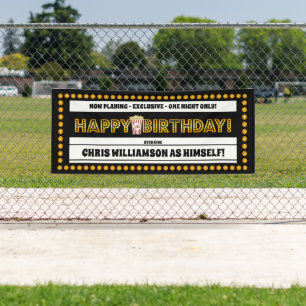 Movie Theme Birthday Banner