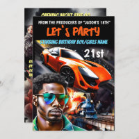 Movie theme high drama action cars gangsters