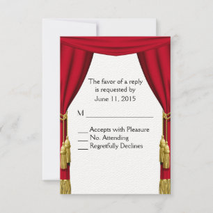 Movie Theme RSVP Card