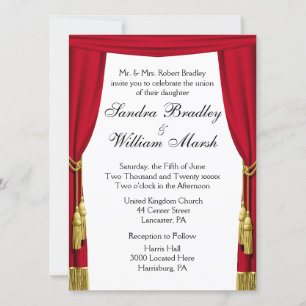 Movie Theme Wedding Invitation