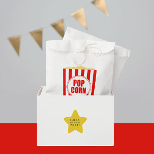 Movie Themed Popcorn Design Favour Bag