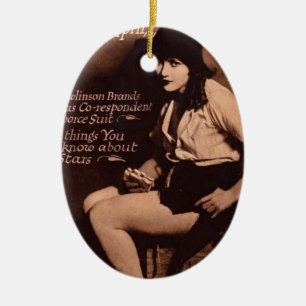 movie weekly cover ceramic tree decoration