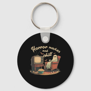 Movies And Chill Ghost Key Ring