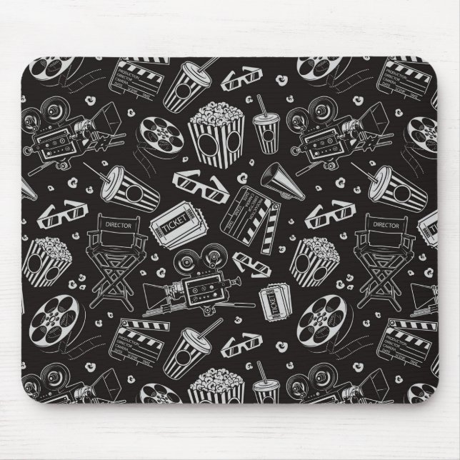 Movies Cinema Films Mousepad (Front)