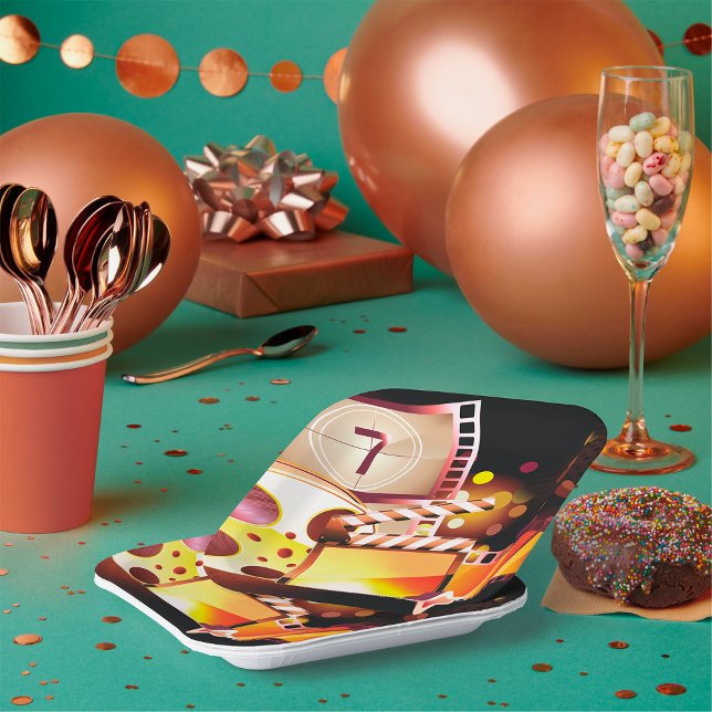 Movies Film Paper Plate (Creator Uploaded)