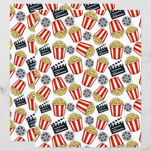 Movies & Popcorn Scrapbook Paper