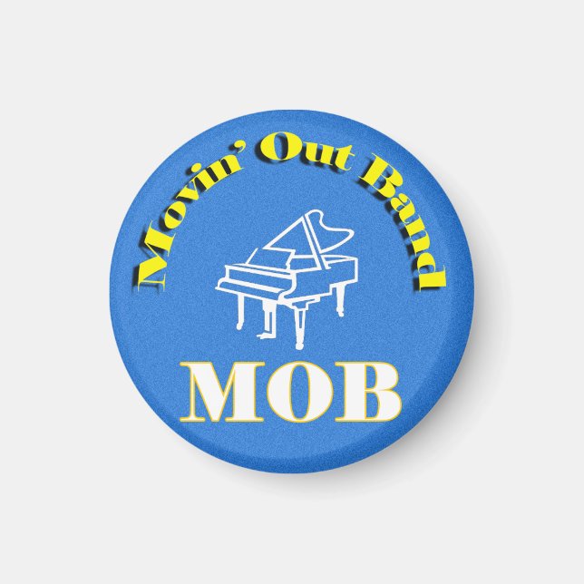 Movin' Out Band Magnet (Front)