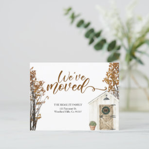 Moving Announcement Card,Address Change Card