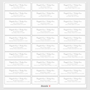 Moving Announcement Contact List Address Labels