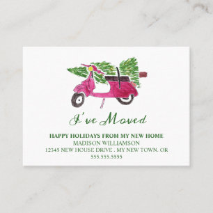 Moving Announcement    New Home for the Holidays