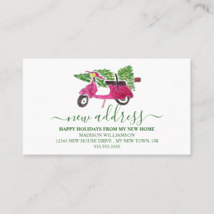 Moving Announcement    New Home for the Holidays 