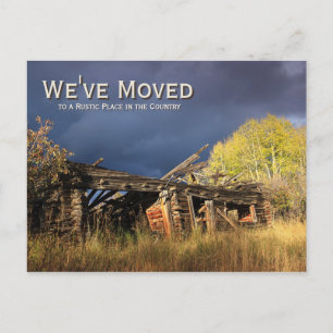 Moving Announcement Postcard