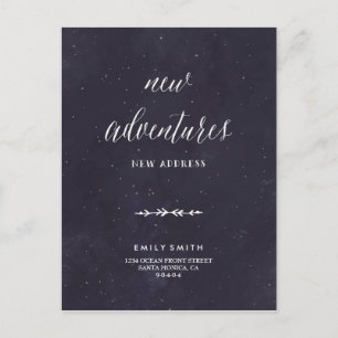 Moving announcement Postcard