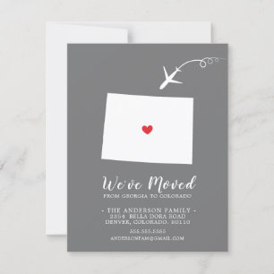 Moving Announcement   State COLORADO